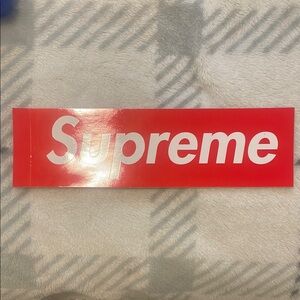 Supreme Red Logo Sticker